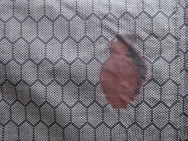 アンティーク　花瓶模様織り出し本場泥大島紬着物(5マルキ)